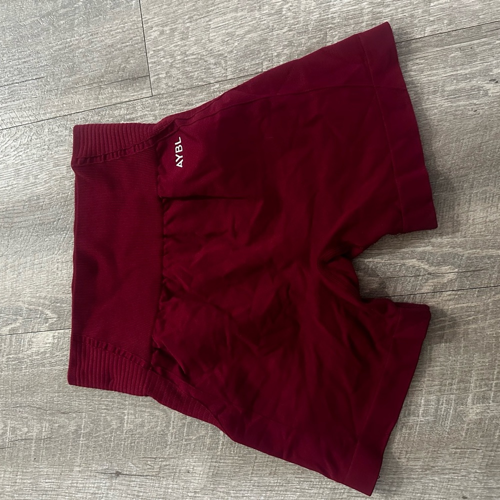 AYBL Red Bike Shorts Athletic Style